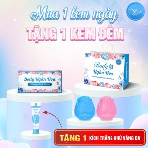 [Tạng Kích Trắng] Kem Body Ngàn Hoa Vip White