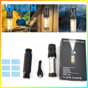 Vktech Camping Lantern with Mosquito Repeller 3 in 1 USB Rechargeable Outdoor Lighting Solution