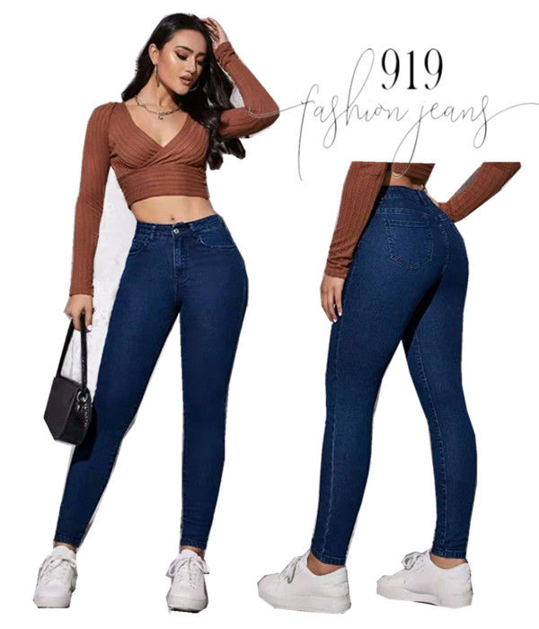 919 Jeans New 5 Colors Mid Waist Denim Jeans Skinny And Strechable For Womens Cod Lazada Ph 3844