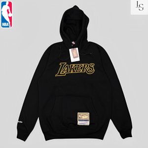 Hoody Cowok Keren 2022 Distro Hoodie Pria Hitam MBA Lakers Bahan Katun Kulitas Premium