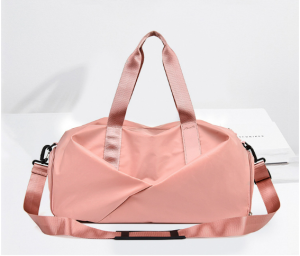 SG Gym Bag Sports Duffle Bag with Wet Pocket Weekender Overnight Bag with Waterproof Shoe Pouch and Air Hole for Women Girls Travel Foldable Bag