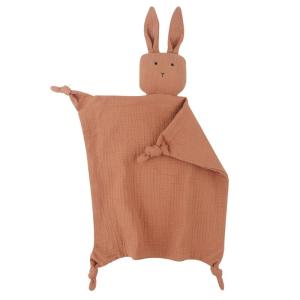 Dễ thương bé Bunny Muslin khăn mềm cho trẻ sơ sinh ngủ vải bông búp bê ợ nhẹ nhàng vải chăn giáo dục đồ chơi thỏ Quà Tặng