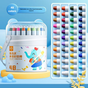 48Colors Washable Gel Crayons Twist Crayons Gift for Boys and Girls Back to School Toddler Art Supplies Holiday Gifts