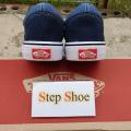 Vans Old Skool Navy Original รองเท้าผ้าใบ แวนส์ สีน้ำเงินนาวี่ คลาสสิค. 