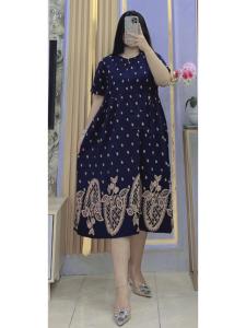 (COD) Daster Standar Motif Bunga Rintik Warna Cerah Busui / daster pekalongan Model Terbaru 2024