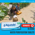 HELP! Donate 4,000 Water Purification Tablets  to children - UNICEF Malaysia. 