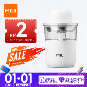 MIUI Electric Citrus Juicer Squeezer Stainless Steel with  2 Cones  Automatic Large Capacity 850W for Orange Lemon