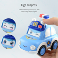 Sweetybayi  Mainan Mobil Mobilan Anak Kartun Mobil Mainan Tidak Perlu Baterai. 