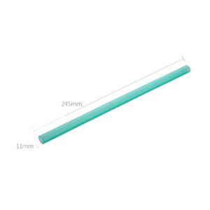 Flexible Portable Reusable Transparent Silicone Straws Food Grade Beverage Straws