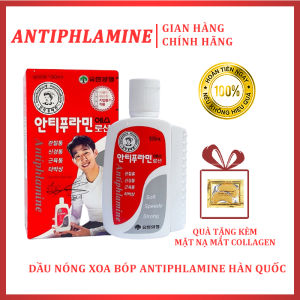 Dầu Nóng Hàn Quốc Antiphlamine Chính Hãng - Giúp Giảm Đau Vai Đau Lưng Đau Cổ Giúp Máu Lưu Thông Tốt