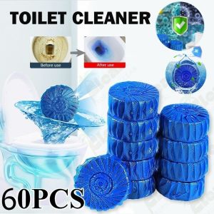 30/60pcs Blue Tablet Toilet Bowl Toilet Domex Bowl Cleaner Automatic Toilet Cleaner Home Cleaner Toilet Disinfectant