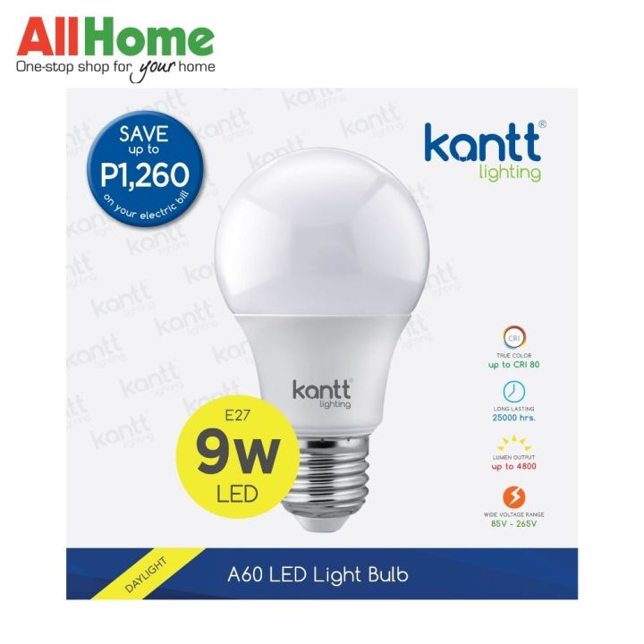 CLASSIC LED BULB 9W DL KA-A9DL KANTT | Lazada PH