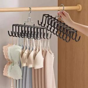 （Ready Stock）20 Hooks Hanger Clothes Belts Ties Sling Bra BagScarves & Accessories Hanging Rack Penyangkut/cangkuk pakaian