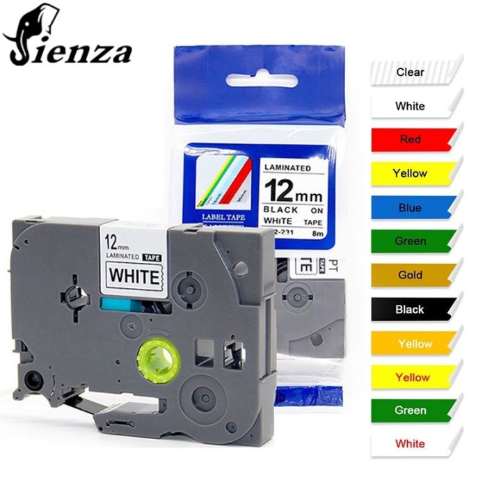20 Color 12mm TZe231 Laminated Tape TZe 231 Compatible for Brother P