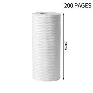 200pcs Disposable Rags Thickened Kitchen Dishcloth Towels Super Absorbent Cleaning Towels