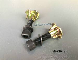 (น็อตตัวผู้หัวจมดำ+แหวนสปริง+ทีนัด ) เบอร์ 10 ขนาด M6x30mm เกลียวตลอด 1.0mm ยี่ห้อ BSF เกรดแข็ง 12.9 เหมาะสำหรับยึดดอกลำโพงขนาดใหญ่ งานไม้ แข็งแรงได้มาตรฐานน็อตไทย มีหน้าร้าน พร้อมส่ง