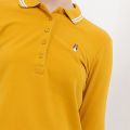 Hush Puppies Kaos Polo Wanita Bsc Gienta Polo Mustard. 