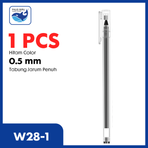 Paus Biru - Gel Pen Pulpen Gel Retractable Tinta Warna 0.5mm Ballpoint Alat Tulis