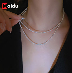 Maidu Jewelry Stars Shiny Necklace Ring Female Fashion Joker Sparkling Clavicle Chain Bracelet Women