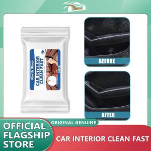 Rayhong Car Interior Cleaning Wipes Multi-functional For Dashboard Seat Leather Console Carpet Disposable Clean Car Washing Towel Tool Cleaning Wipes Car Interior Clean Tool Multi-functional for Dashboard Seat Leather Console Carpet Disposable Auto
