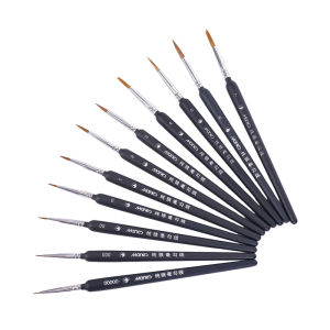 stormtime fE Miniature Paint Brush Professional Nylon Brush Acrylic Painting Thin Line Pen