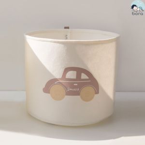 Giỏ nỉ đựng đồ đa năng cho bé kích thước 30x35cm có thể gấp gọn