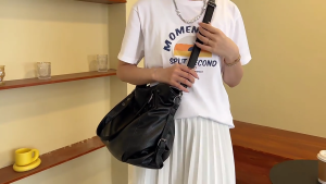 Large Capacity Shoulder Bag Fashion Women PU Leather Handbag Top Handle Bags Casual Crossbody Purse for Daily Use