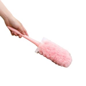 【Static Adsorption】Bubble Duster Electrostatic Feather Duster Multi-Surface Cleaning Tool for Kitchen Home Car Wet Dry Use  Foldable Handle