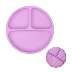 DOHOHO Chất liệu silicon Đĩa ăn dặm cho bé Thiết kế hút chân không Không chứa BPA Món Ăn Cho Trẻ Em Bát ăn Bát ăn cho trẻ em Bàn Ăn Cho Bé