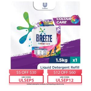 Breeze Colour Care Liquid Detergent Refill 1.5KG