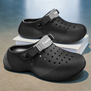 Free Shipping 2026 Summer MenS 3D Printed Thick-Soled Clogs Suitable For Outdoor Wear With A Non-Slip Sole Perfect For Casual Beach Outings