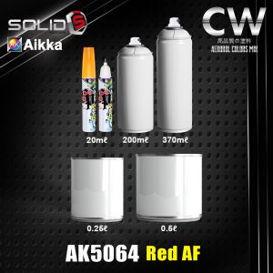 2K Paint AIKKA AK5064 Red AF Supreme Pearlized Series Car Motor Paint DIY Aerosol Spray Bottle Cat Kereta 车漆