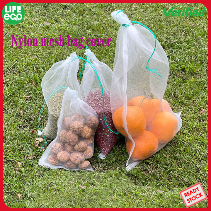 Life Eco Fruit Protect Net Bag Garden Plant Mesh Anti Insect Fly Bird Monkey Squirrel Garden