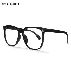 OQ BOGA 4 Colors Fashion Letter D Frame Anti Blue Light Computer Glasses Women Men Eye Protection Eyewear