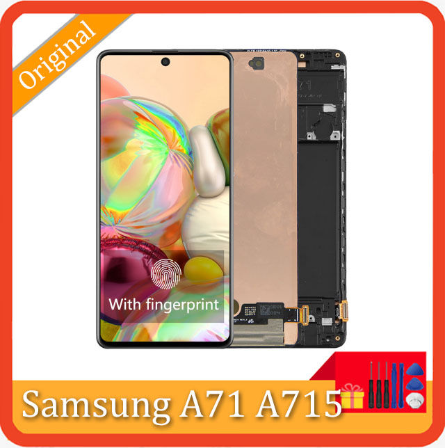Super AMOLED A71 Screen for Samsung Galaxy A71 A715 A715F