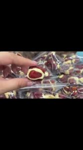 Strawberry Puff Date Healthy Snack  Strawberry Red Date Healthy Snacks