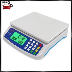 [Ueb Wholesale Mall] 40kg/1g Large Digital Kitchen Scale LCD Display Price Computing Scale Stainless Steel Counting Scale for Meat Vegetables