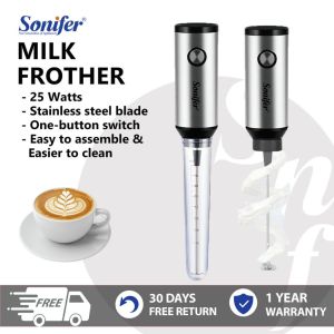 Sonifer Handheld Frother With Measuring Cup Electric Coffee Frother Electric Beater USB interface