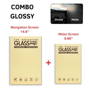 Proton X50 Facelift Tempered Glass Screen Protector Navigation Meter Aksesori Kereta Ready