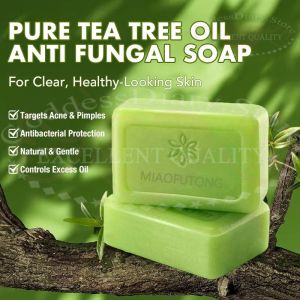 Skin Soothing Relief Soap Bar Loravey Tea Tree Oil Soap Bathing Body Exfoliating 100g