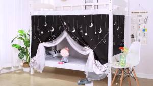 [Rèm Giường Tích Hợp Lưới Chống Muỗi] Cho Kí Túc Xá Sinh Viên