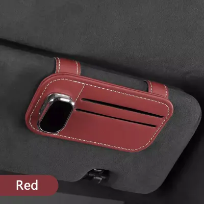 SEAMETAL Car Sunglasses Clip Card Holder Universal Anti-scratch Car Sun Visor Organizer Portable Car Eyeglasses Holder