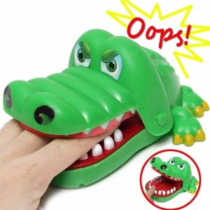 Crocodile Teeth Biting Toy Game Shark Biting Finger Dentist Games Funny Toys for Kids Adults Crocodile Bite Finger Toy