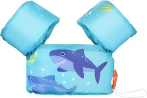 MoKo Swim Arm Band for Kids 20-30-40-50lbs Durable Kids Float Swim Arm Bands Swimming Pool Arm Floats Equipment Water Wings For Beginners Children Boys Girls Swimming Tools
