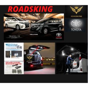 TOYOTA ALPHARD VELLFIRE REAR BONNET LED LIGHT ANH20 ANH30 2008-2021 HIGH QUANLITY