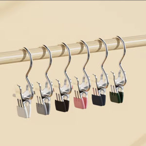 ไม้แขวนเสื้อสเตนเลส อเนกประสงค์ กันลื่นกันลม แขวนเสื้อผ้า ถุงเท้า ผ้าขนหนู ตู้เสื้อผ้า คลิปหนีบผ้า คลิปเก็บตู้เสื้อผ้า ประหยัดพื้นที 💥พร้อมส่ง💥