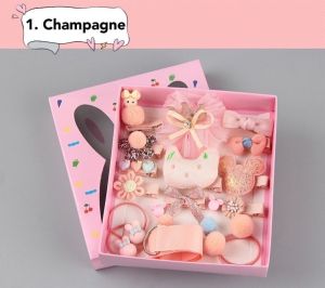 18Pcs Set Girls Hair Clip Korean Style Baby Kids Hair Accessories