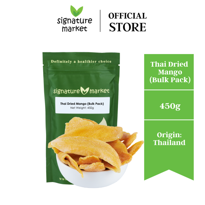 Signature Market Thai Dried Mango (Bulk Pack) (450g) Lazada