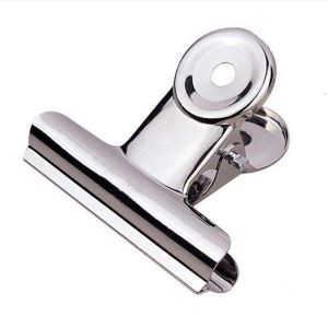 GIORGIONE 6PCS 50mm 31mm 22mm 6pcs Black Stainless Steel Bookmark Clips Stationery Photo Holder Student Ticket Clamp Round Metal Clamp Paper Clips Binder Clip