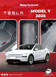 TESLA MODEL Y 2025 JUNIPER HIPPO TECHMAT PRO DEEP DISH CAR MATS